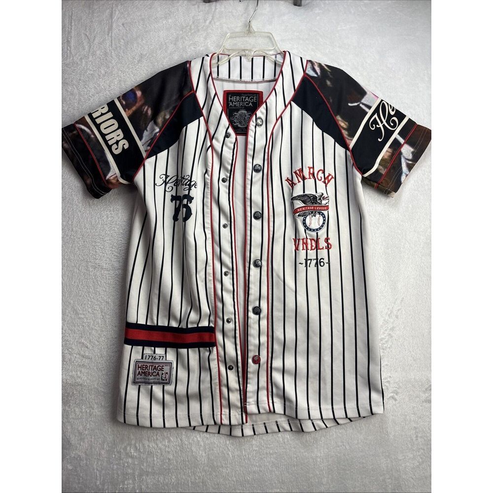 Heritage America Adult XL BB Jersey by Denim Distillery Snap Buttons